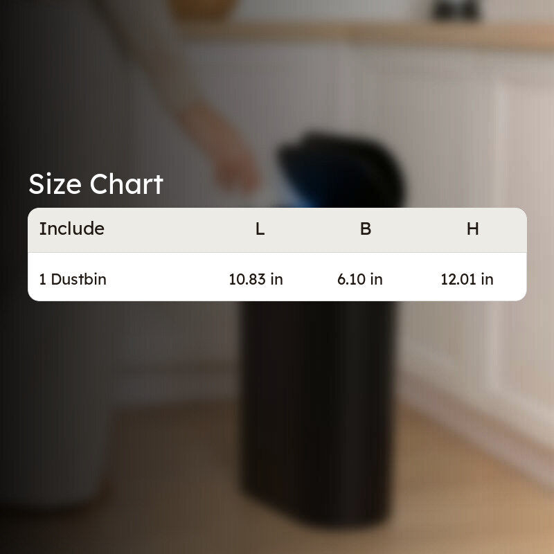 Air Wave Smart Motion Sensor Dustbin - Black media 10