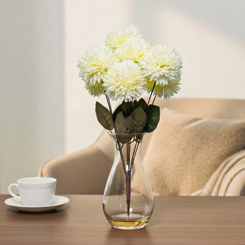 Forever Fresh Artificial Ballmum Bunch - White media 1