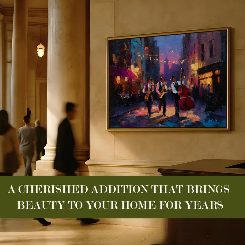 Citylight Harmony Canvas Wall Painting With Frame media 7
