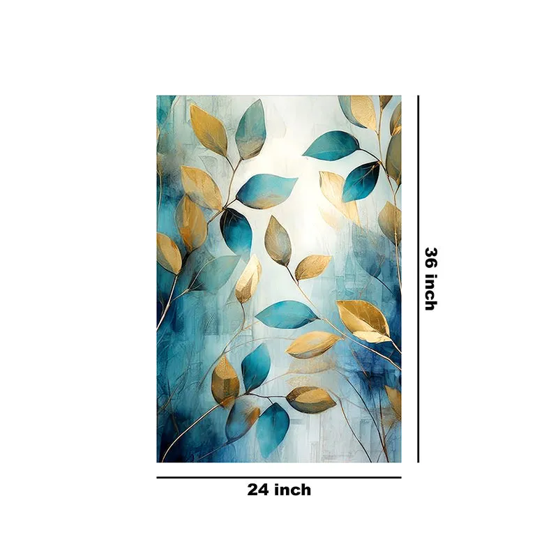 Gilded Breeze Poly Canvas Wall Painting media 9