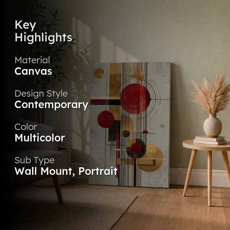 Layered Block Expression Canvas Wall Art media 2