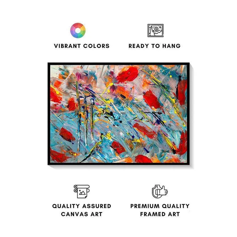 Surreal Symphony Painting - Black Frame media 4