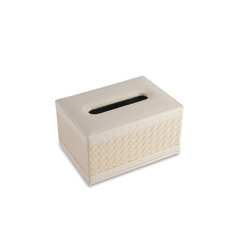 AarviDecor MonoLine Faux Leather Tissue Holder media 3