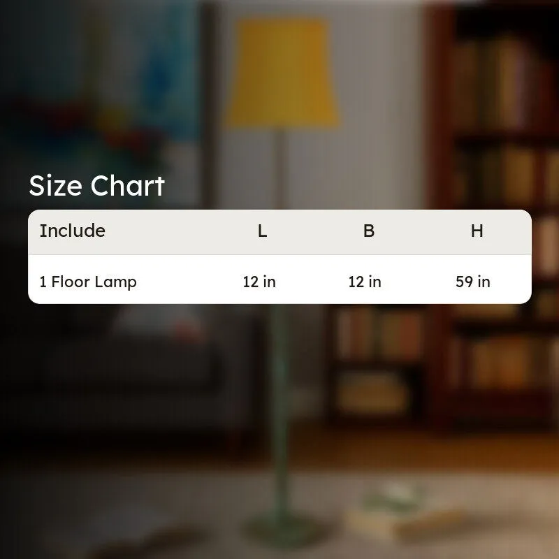 Misty Morning Wooden Floor Lamp - Yellow media 9