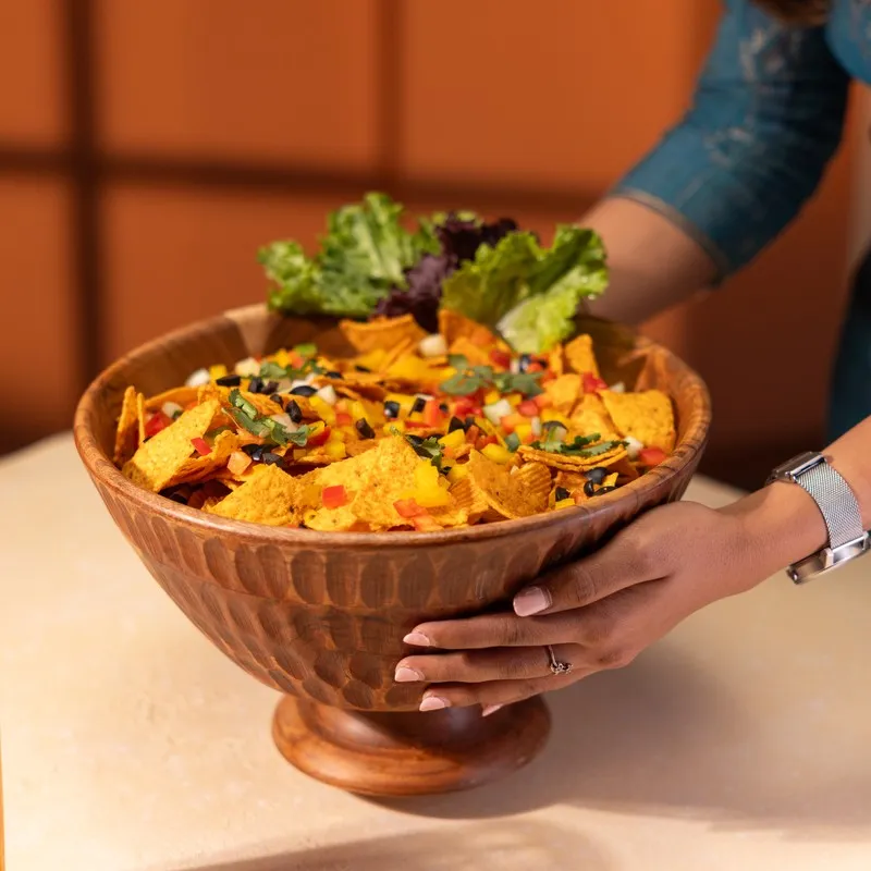 RusticCharm Wood Mixing Bowl - 2900 mL media 4