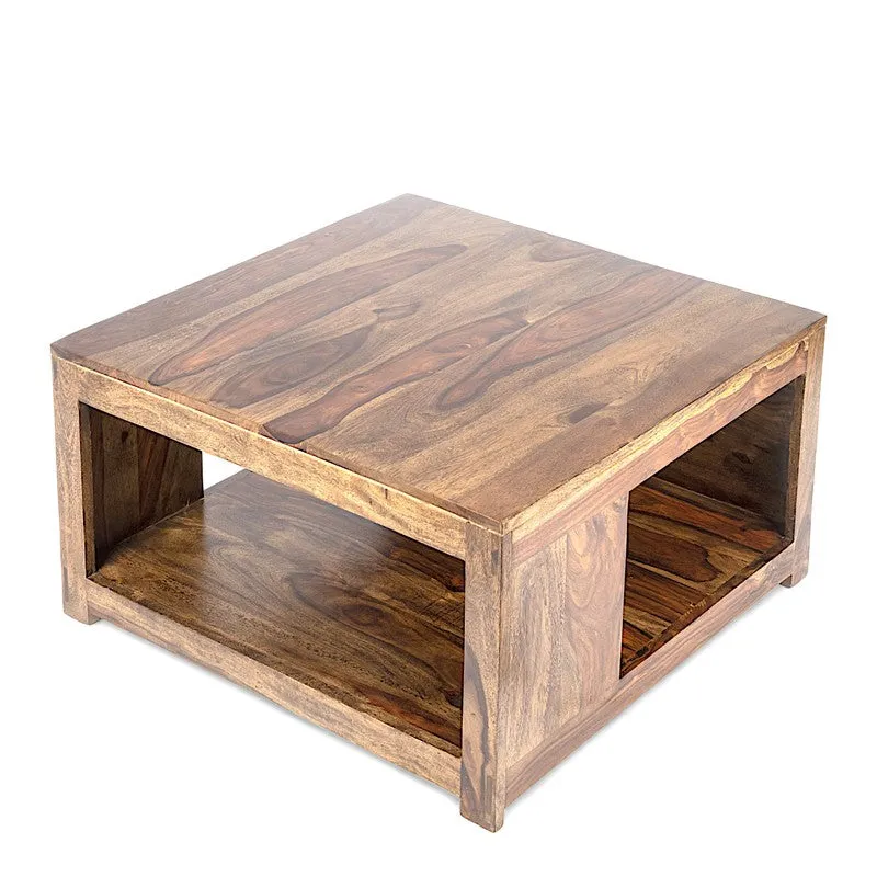 Arixon Sheesham Wooden Center Table - Brown media 5
