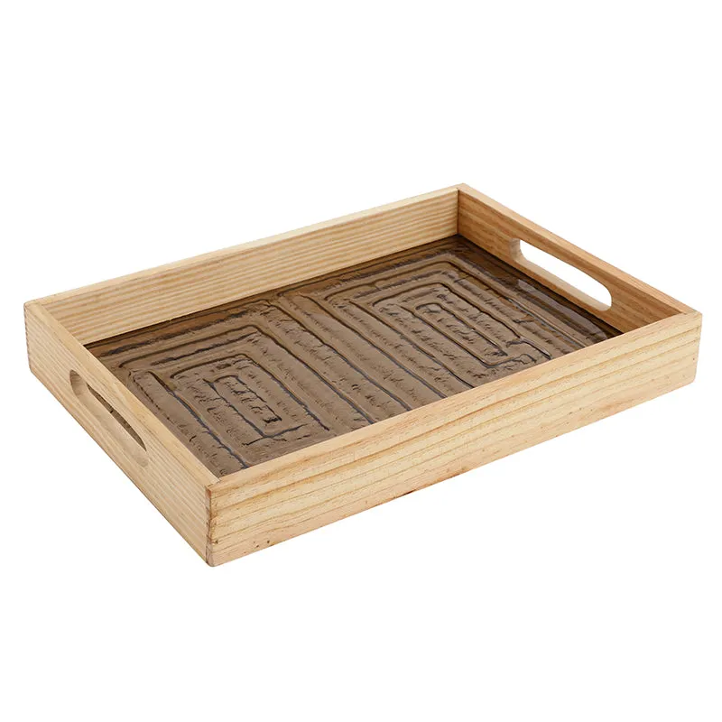 Nyma Serving Tray - Brown media 4