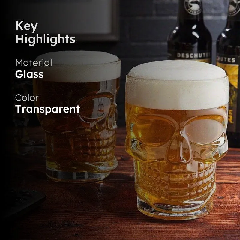 SkullBrew Beer Mug (550 mL) - Set Of Two media 2