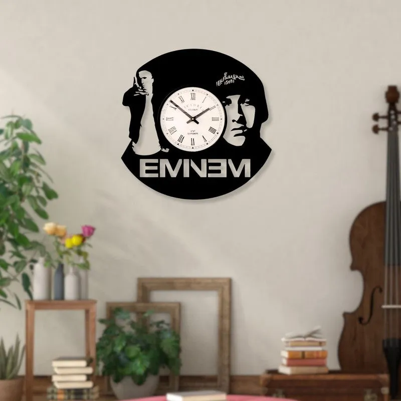 Blacklynx Steel Analog Wall Clock - Black media 3