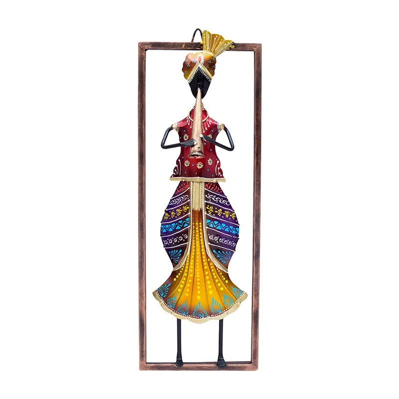 Folk Beats Handcrafted Metal Wall Accent media 2