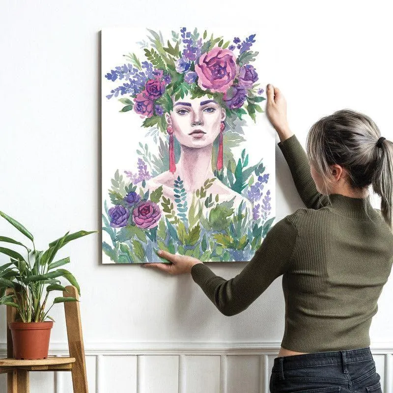 Feminine Spring Canvas Wall Painting media 4