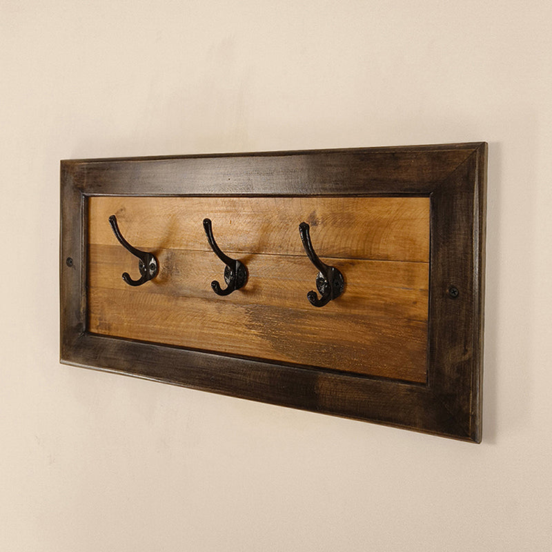 Struktura Wooden Wall Coat Hanger cum Key Holders media 5