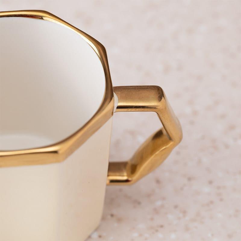 Venzor Porcelain Tea Cup (190 mL Each) -  Set of Six media 3