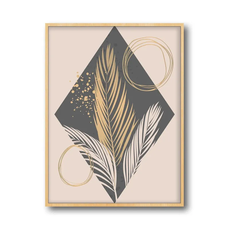 Botanic Bloomscape Archival Canvas Wall Art - Natural Brown Frame media 5