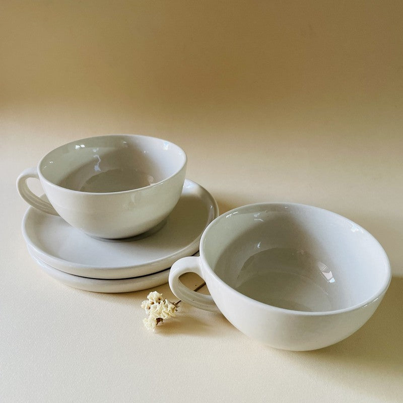 Lunar Brew Cup & Saucer (240 Ml) - Four Piece Set media 7