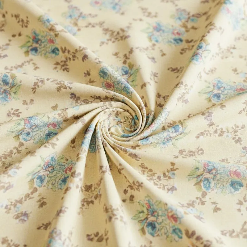 Briseis Floral Cotton Bedsheet - 120 TC media 5