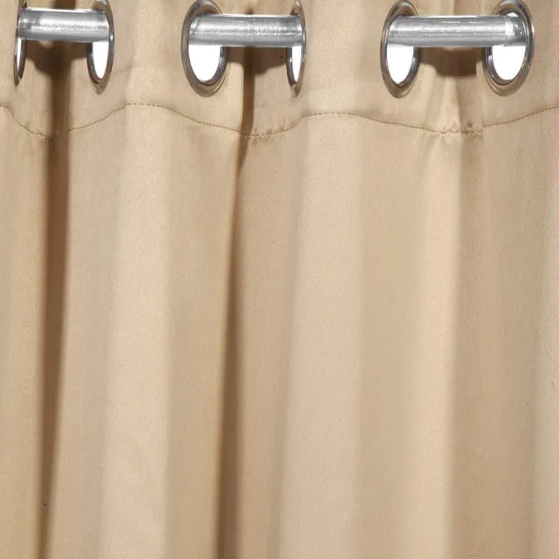 Arlo Solid Curtain - Beige media 3