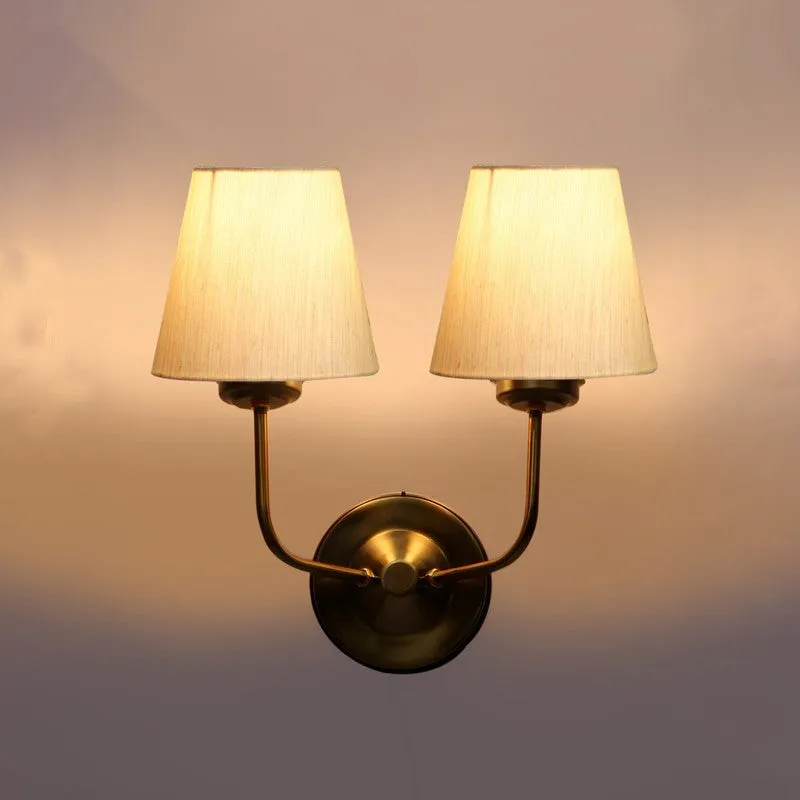 Lumoire Duo Cone Metal Wall Lamp - Beige media 6