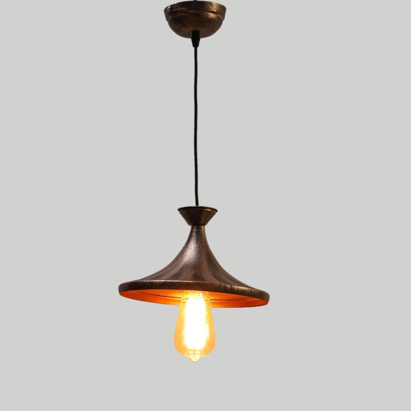 Antique Finish Iron Ceiling Lamp media 4