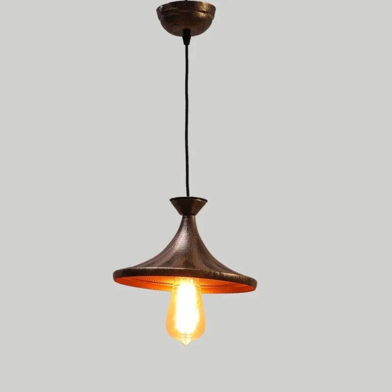 Antique Finish Iron Ceiling Lamp media 4
