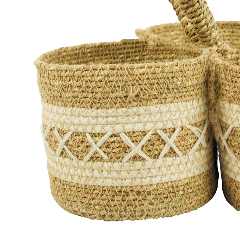 Araiya II Sea Grass Natural Fiber Storage Basket media 6