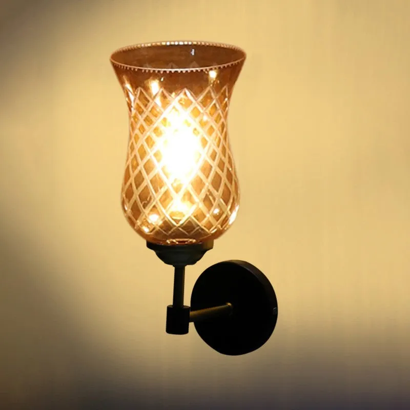 Golden Shine Decorative Glass Wall Lamp media 8