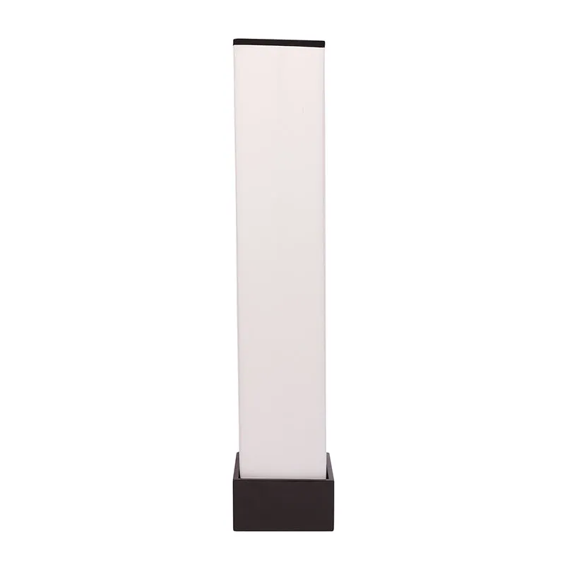 Axiya Wooden Tower Floor Lamp - Black & White media 4