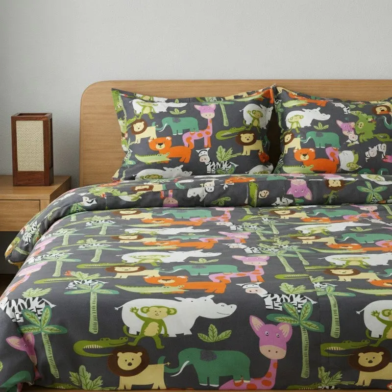 Animal Frenzy Microfiber Bedsheet - 110 GSM media 4