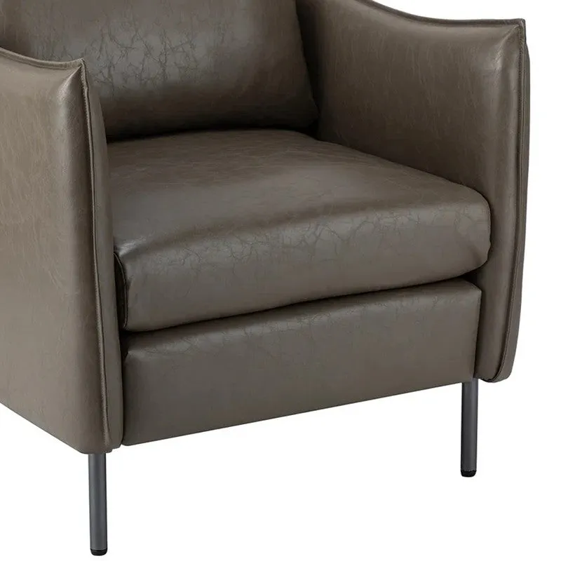 Sculpta Neem Wood Accent Chair - Grey media 5