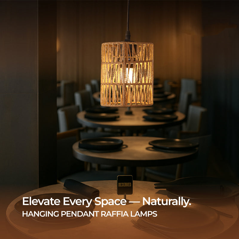LumeRay HandWoven Rattan Ceiling Lamp media 7