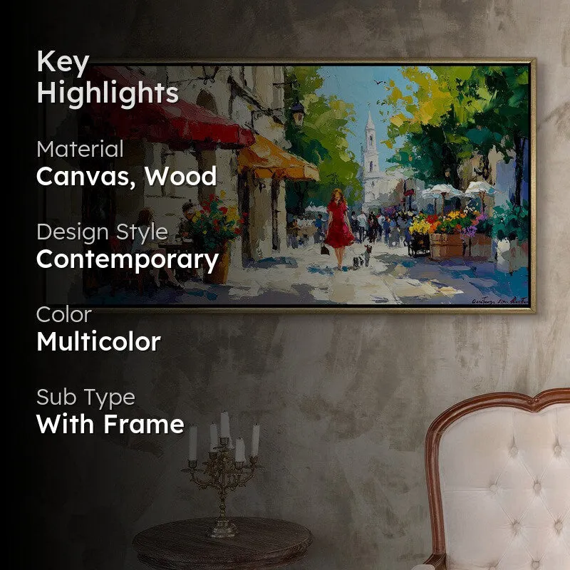 Autressa Canvas Wall Painting With Frame media 2