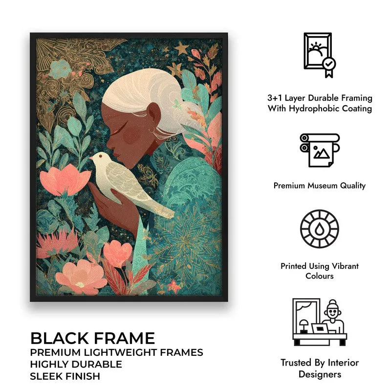 Auradove Canvas Wall Painting - Black Frame media 9