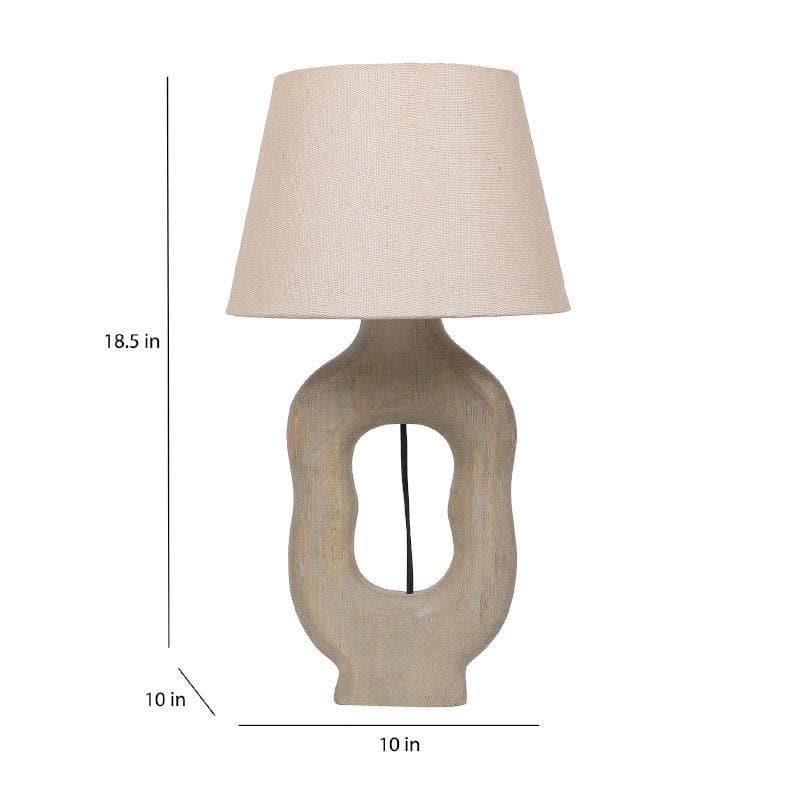 Mishuna Tissle Fabric Table Lamp - Beige media 5
