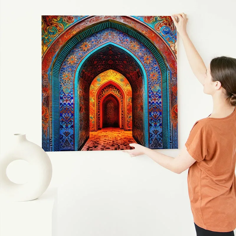Infinity Of Arcs Canvas Wall Painting media 6