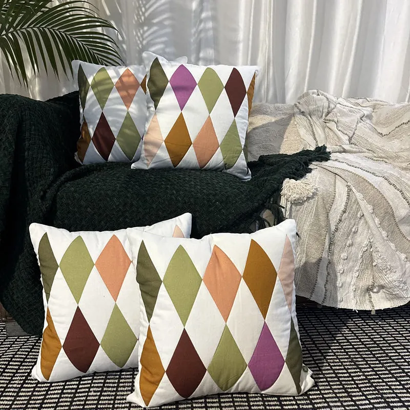 Argyle Cushion Cover - Set Of Four media 1