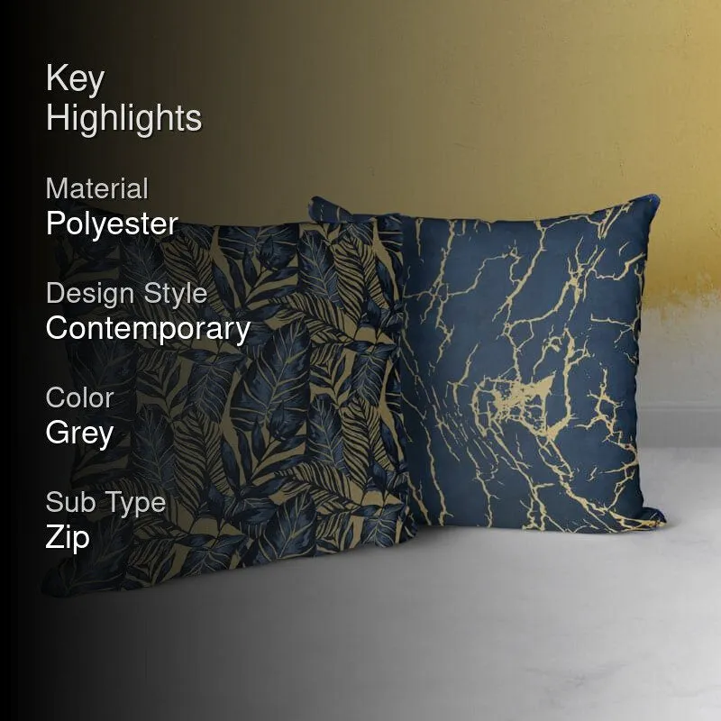 Monsia Denu Reversible Cushion Cover - Set Of Two media 2