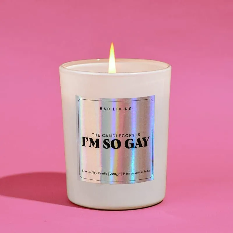 I'm So Gay Scented Candle media 3