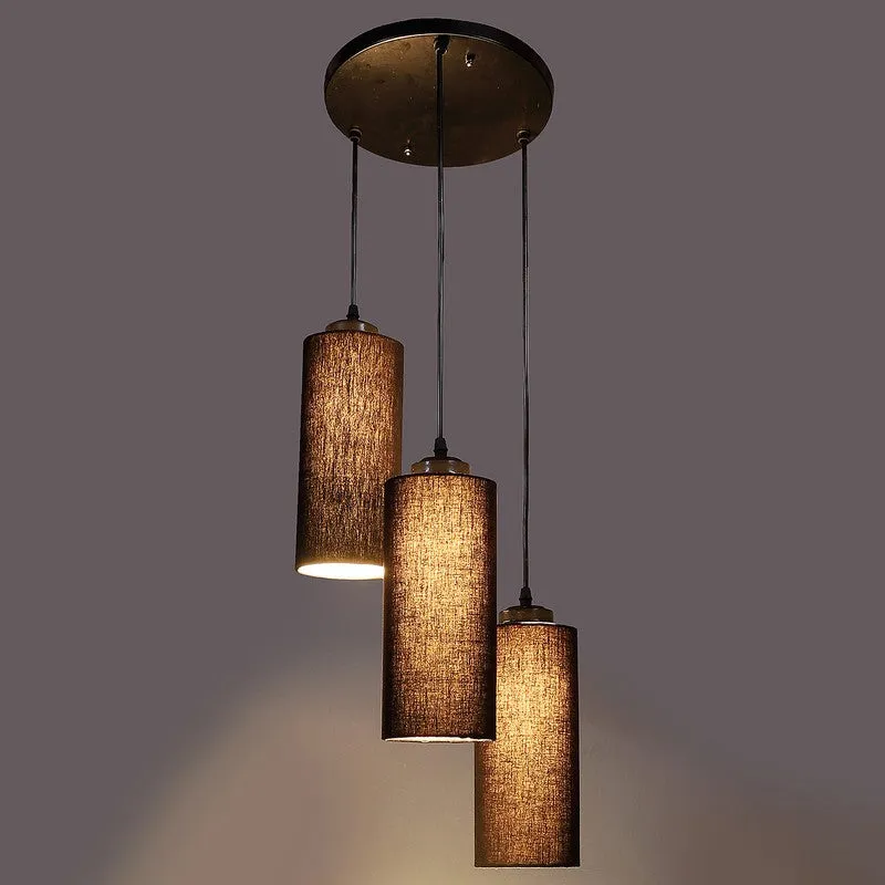 Glowspire Triple Metal Ceiling Lamp - Black media 6