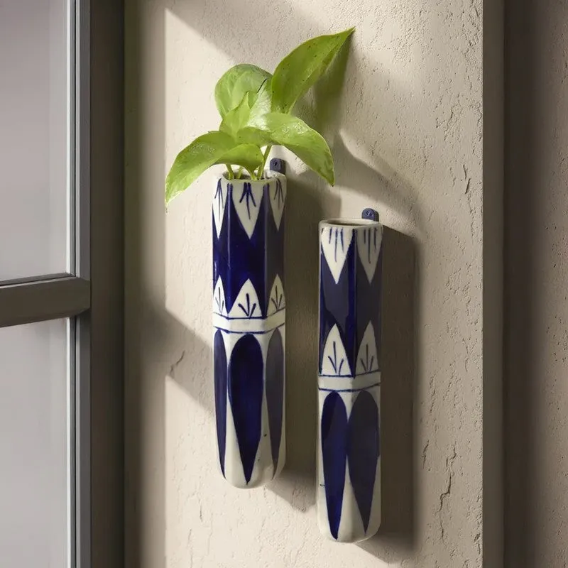 Brevion Pots & Planters (Blue) - Set Of Two media 3