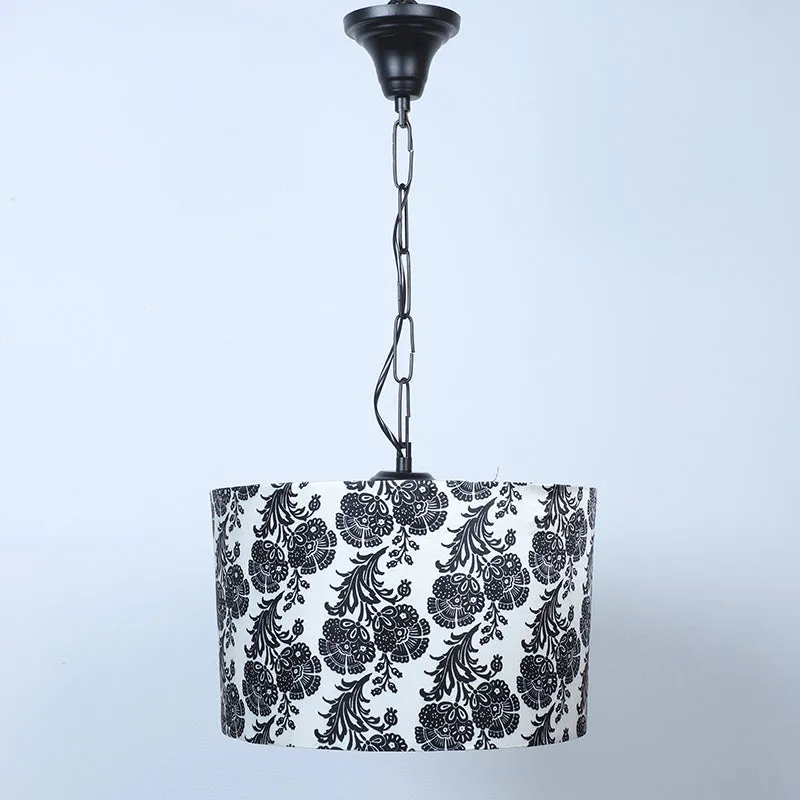 Filigree Printed Iron Ceiling Lamp media 2
