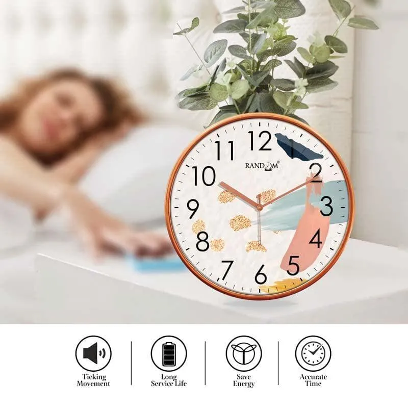 Abstract Art Wall Clock media 3