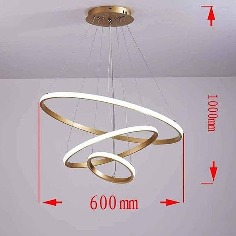Nova Halo Metal Ceiling Lamp - Gold media 7