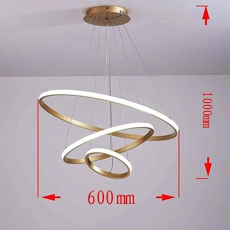 Nova Halo Metal Ceiling Lamp - Gold media 7