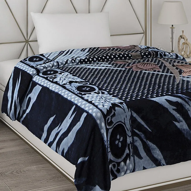 Monte Carlo Midnight Weave Blanket - 600 GSM media 4