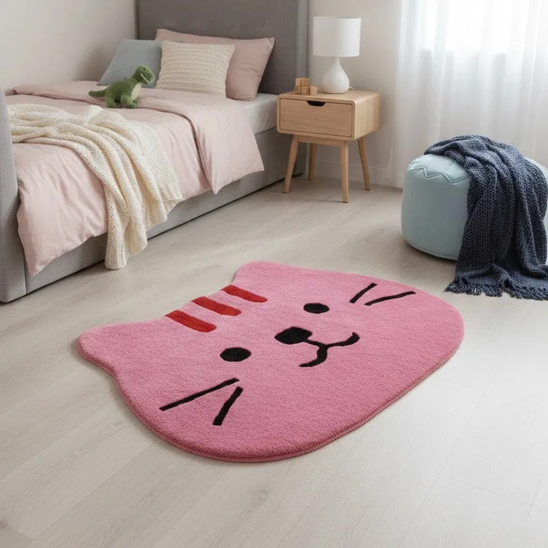 Meow Wool Carpet - Pink media 1