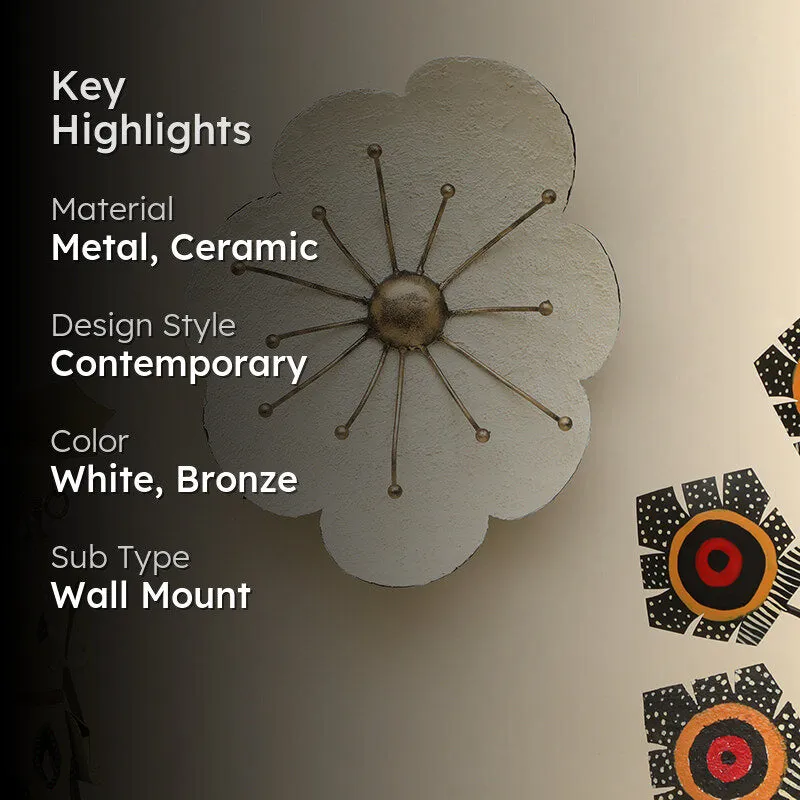Marie-Claude Metal & Ceramic Wall Accent media 2