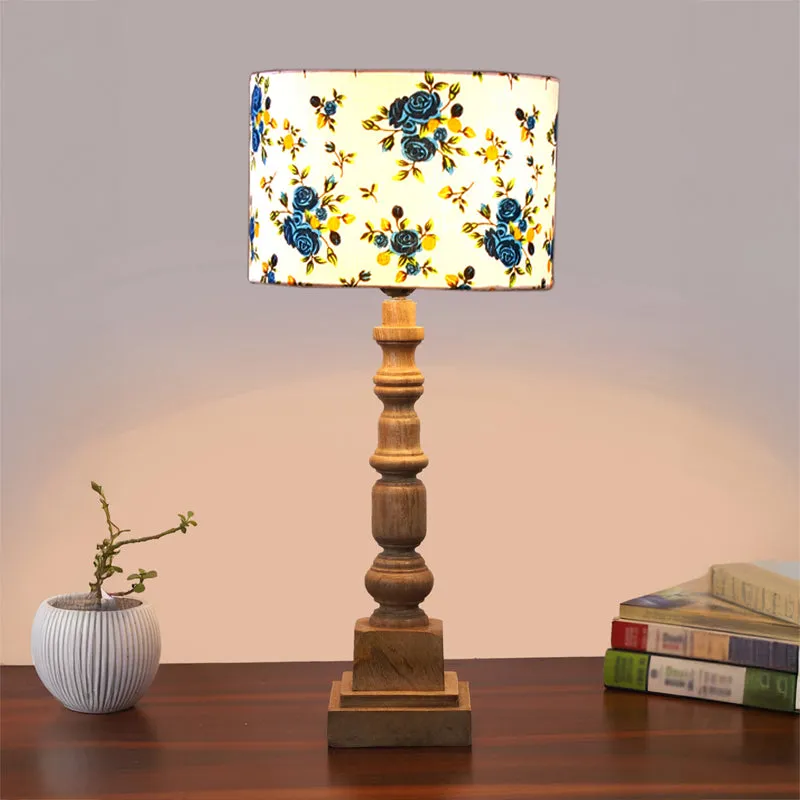 Fleur Arbor Wooden Table Lamp - Multicolor media 2