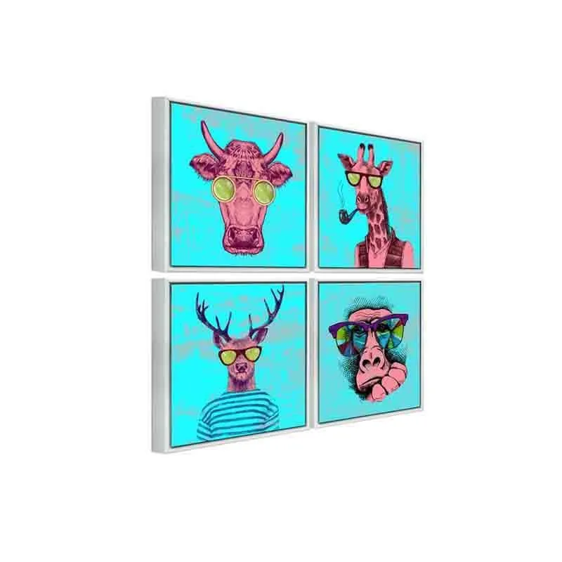Rappers Poly Canvas Wall Art - Set of Four media 5