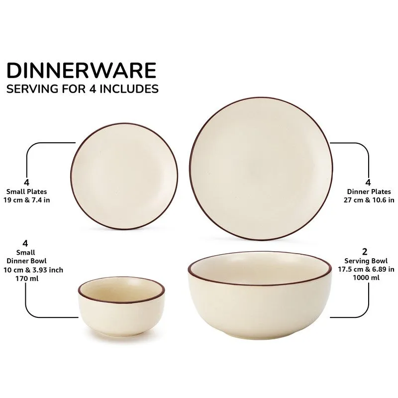 Riddo Dinner Set (Off White) - 14 Piece Set media 10