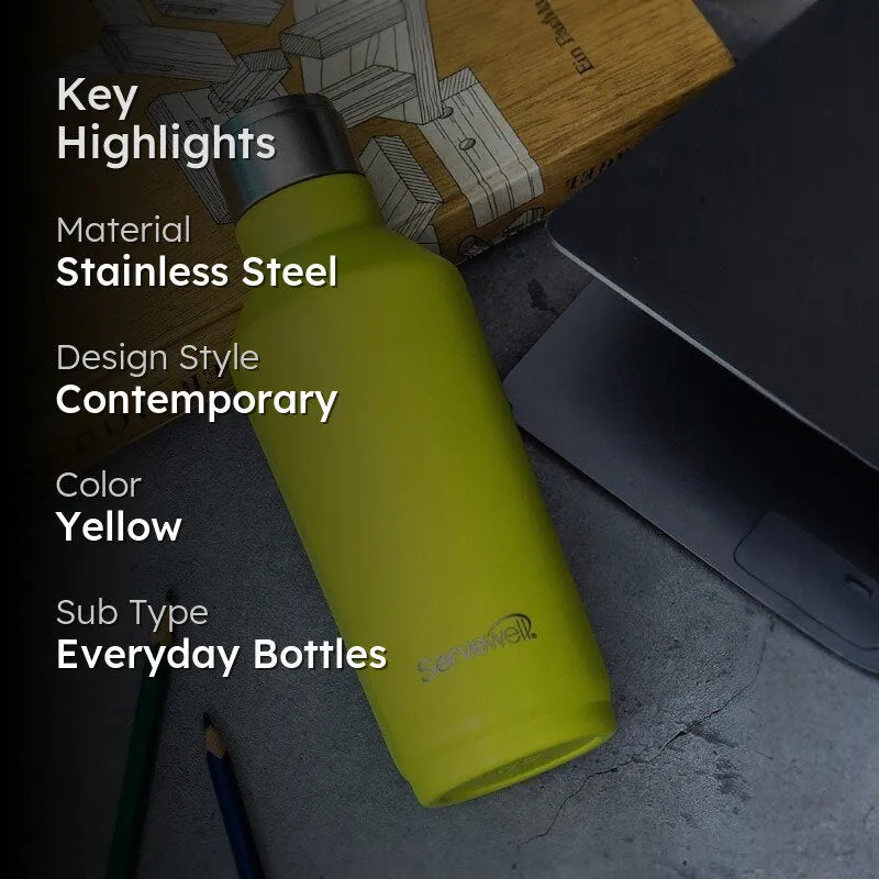 Steel Chill Bottle (675 mL) - Lime Green media 2